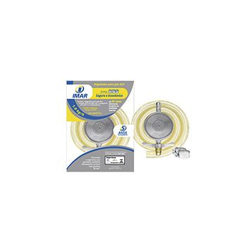 REGISTRO DE GAS EM ABS CINZA C/ MANGUEIRA 80CM (33654)