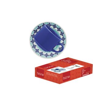 CONJ. C/6 XICARAS CHA + 6 PIRES DONNA LOLA (36306)