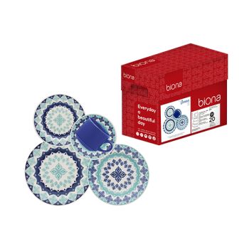 APARELHO JANTAR/CHA DONNA LOLA 20PCS (36283)
