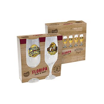 KIT C/2 TACAS CERVEJAS ESPECIAIS BRASAO 300ML (36536)