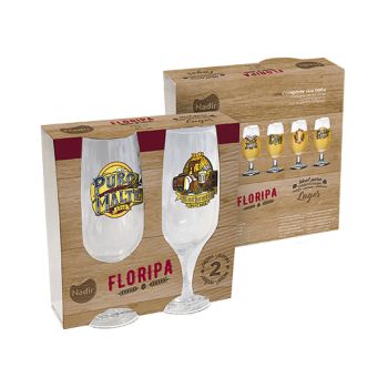 KIT C/2 TACAS CERVEJAS ESPECIAIS BRASAO 300ML (36536)