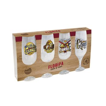KIT C/4 TACAS CERVEJAS ESPECIAIS BRASAO 300ML (36537)