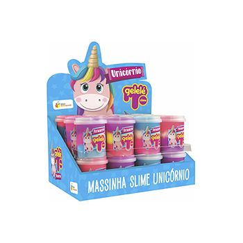 GELELE SLIME POTE 152G UNICORNIO - DISPLAY 24UN (36603)