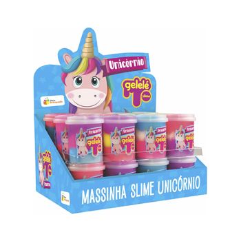 GELELE SLIME POTE 152G UNICORNIO - DISPLAY 24UN (36603)