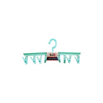 VARAL PORTATIL DE PLASTICO C/ 8 GANCHOS (36580)