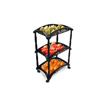 ORGANIZADOR VERTICAL TELADO TRIPLO PRETO (37664)