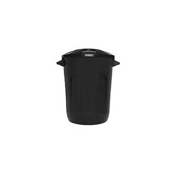CESTO FECHADO PRETO C/ TAMPA ECO NATURE 93LTS (37706)