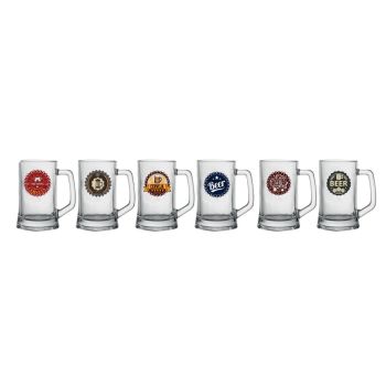 CANECA  P/CHOPP 350ML - TAMPAS CERVEJAS (36948)