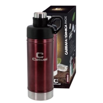 GARRAFA TERMICA DE INOX 600ML MARSALA (39051)