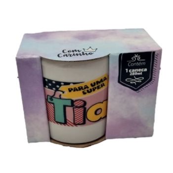 CANECA CERAMICA DECOR. SUP ESPECIAL C/CX PRE 280ML (33162)