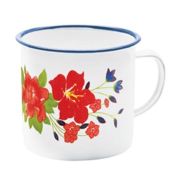 CANECA ESMALTADA 12CM - 1200ML (34112)
