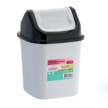 LIXEIRA BASCULANTE QUADRADA 3LTS (07260)
