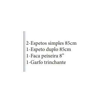 CONJ C/5 PCS P/ CHURRASCO (00650)