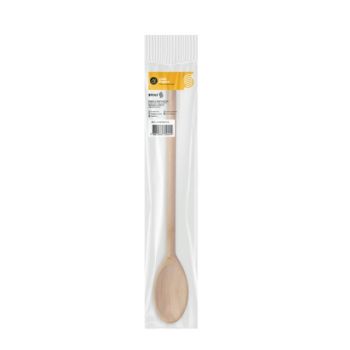 COLHER MADEIRA OVAL 35CM (01323)