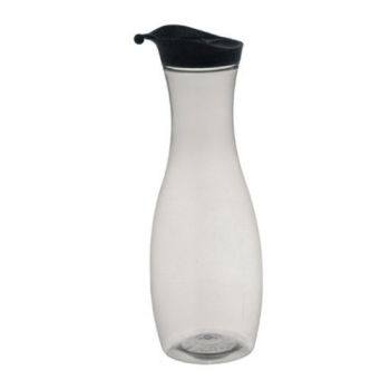 GARRAFA SLIM TAMPA PRETA 1,2LTS (38625)