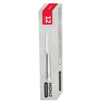 FACA DE CHURRASCO INOX MONIZ DUZIA 20CM (22510)