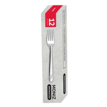 GARFO MESA INOX MONIZ 19CM DUZIA (00555)