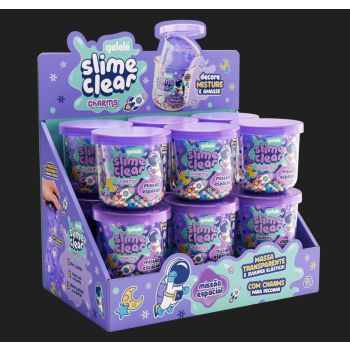 SLIME CLEAR CHARMS MISSAO ESPACIAL 122GR DISPLAY-12 (45147)