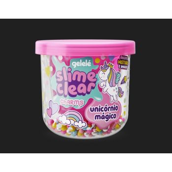 SLIME CLEAR CHARMS UNICORNIO MAGICO 122GR DISPLAY-12 (45146)