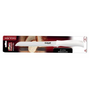 FACA P/ PAO INOX Nº 8'' CATUAI C.BRANCO (32635)