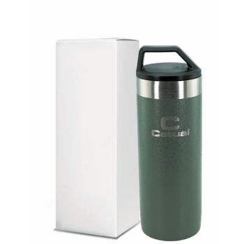 GARRAFA TERMICA DE INOX 550ML  VERDE (39044)