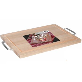 TABUA P/ CHURRASCO EUCALIPTO C/ PEGADOR 43X27CM (36044)