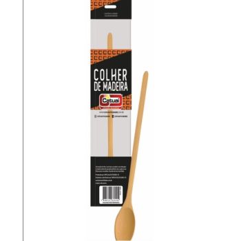 COLHER MADEIRA OVAL 23CM (33740)