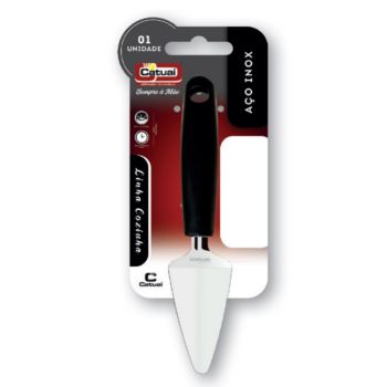 ESPATULA PARA BOLO 25 CM CABO PRETO (24809)