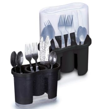 ESCORREDOR SECA TALHER PRETO 24CM (38737)