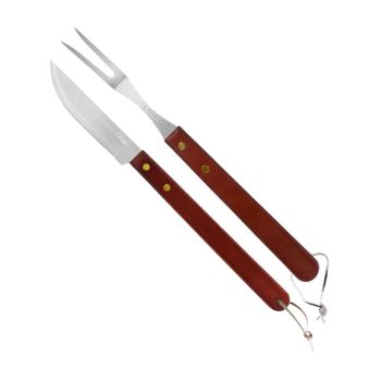 CJ. PARA CHURRASCO GARFO 5"+ FACA 5,5" (33315)