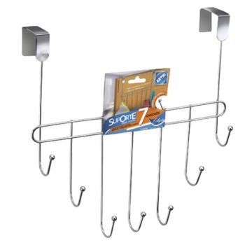 SUPORTE  PARA PORTA 7 GANCHOS (34244)