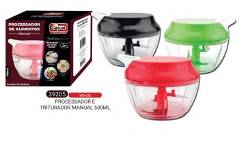 PROCESSADOR E TRITURADOR MANUAL 500ML (39205)